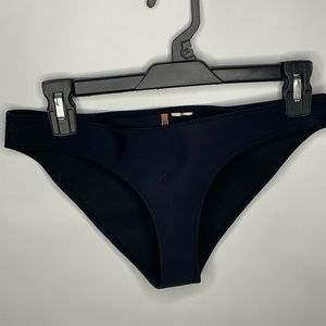 1️⃣ Black Neoprene Bikini Bottoms